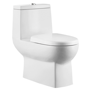 噴射虹吸雙按連體坐便器LD77273